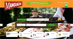 Desktop Screenshot of mangia24.com