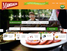 Tablet Screenshot of mangia24.com